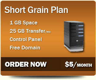 short grain plan